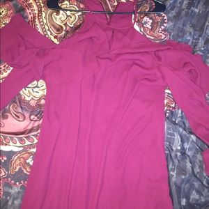 cold shoulder, long sleeve dress